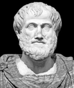 Black And White Aristotle Diamond Painting