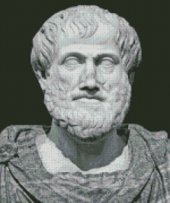 Black And White Aristotle Diamond Painting