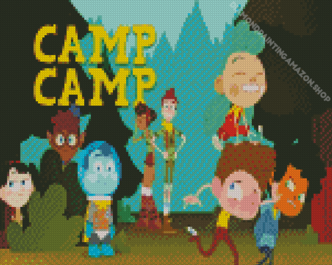 Camp Camp Animation Diamond Painting