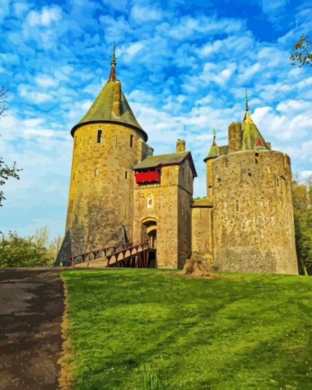 Castell Coch Diamond Painting