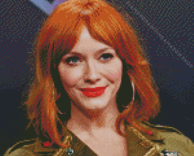 Christina Hendricks Diamond Painting