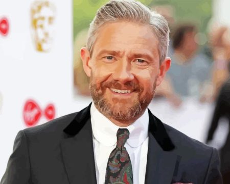 Classy Martin Freeman Diamond Painting