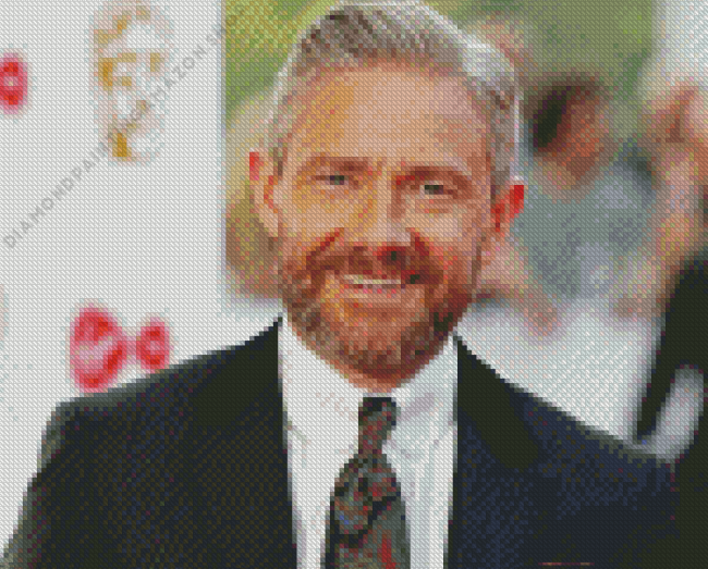 Classy Martin Freeman Diamond Painting