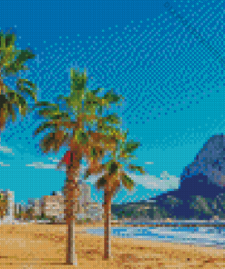 Costa Blanca Beach Diamond Painting