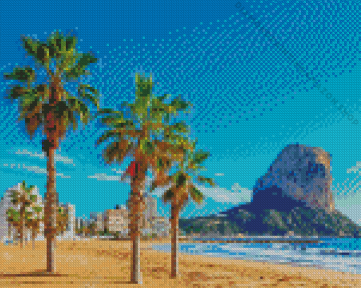 Costa Blanca Beach Diamond Painting