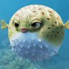 Cute Pufferfish Diamond Painting