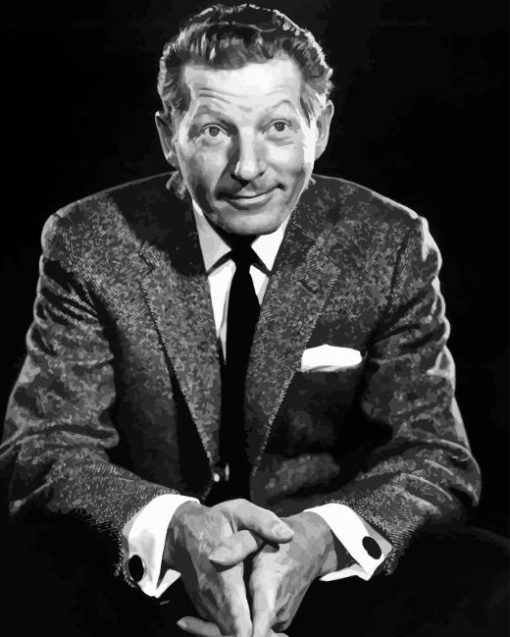 Black And White Danny Kaye Diamond Painting