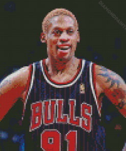 Dennis Rodman Diamond Painting