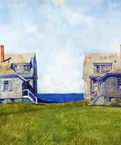 Jamie Wyeth Houses Diamond Painting