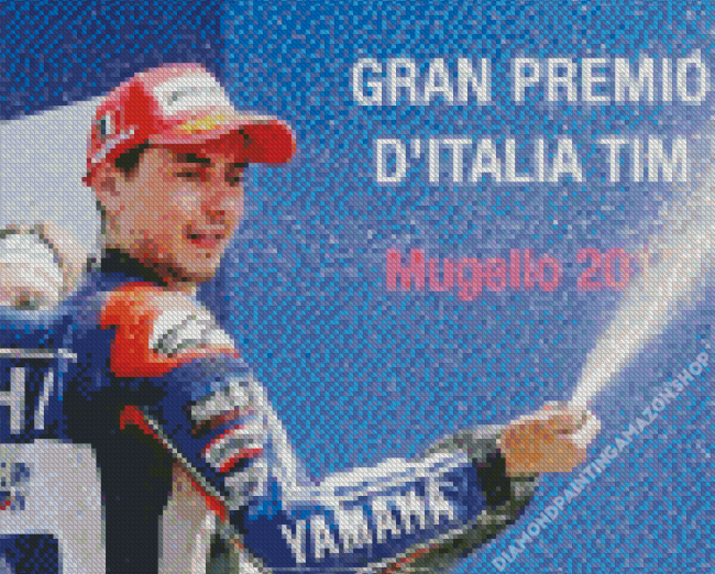 Jorge Lorenzo Diamond Painting