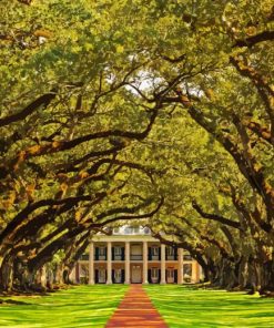 Oak Alley Plantation Diamond Painting