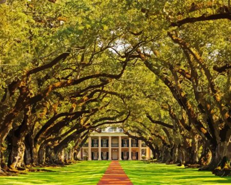 Oak Alley Plantation Diamond Painting