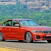 Orange Bmw 340i Diamond Painting