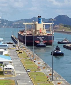 Panama Canal Diamond Painting