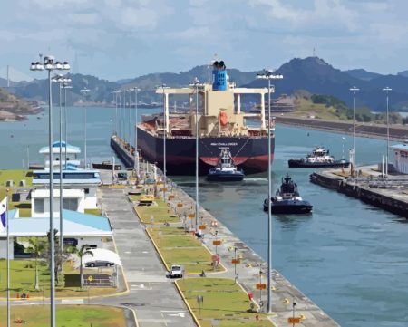Panama Canal Diamond Painting