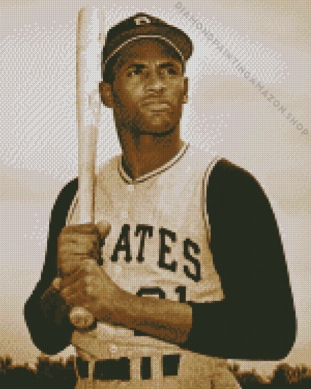 Roberto Clemente Diamond Painting