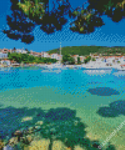 Skiathos In Greece Diamond Painting