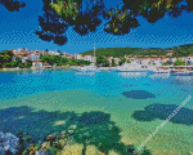 Skiathos In Greece Diamond Painting