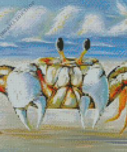 Yellow Crab Diamond Painting