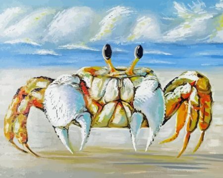 Yellow Crab Diamond Painting
