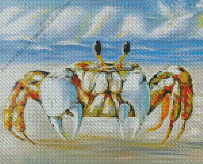 Yellow Crab Diamond Painting