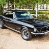 Black 1967 Ford Mustang Diamond Painting