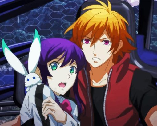 Aquarion Evol Characters Diamond Painting