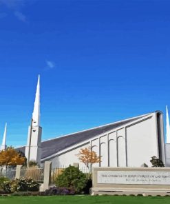 Boise Idaho Temple Diamond Painting