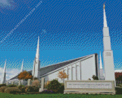 Boise Idaho Temple Diamond Painting