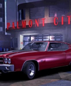 Classic Chevy Chevelle Car Diamond Painting