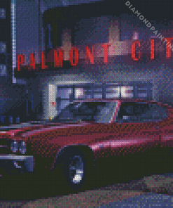 Classic Chevy Chevelle Car Diamond Painting