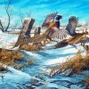 Clearing The Rail Terry Redlin Diamond Painting