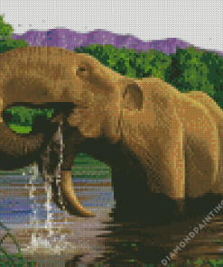 Deinotherium Animal Diamond Painting