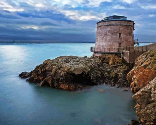 Dublin Martello Tower Diamond Painting