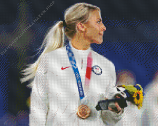 Julie Ertz Footballer Diamond Painting