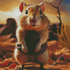 Mongolian Gerbil Rodent Diamond Painting