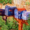 Old Mailboxes Diamond Painting