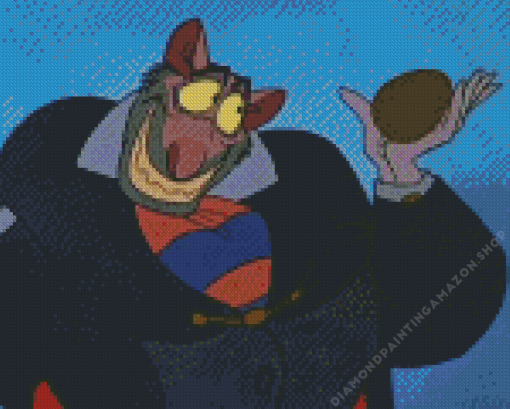 Professor Ratigan Character Diamond Painting