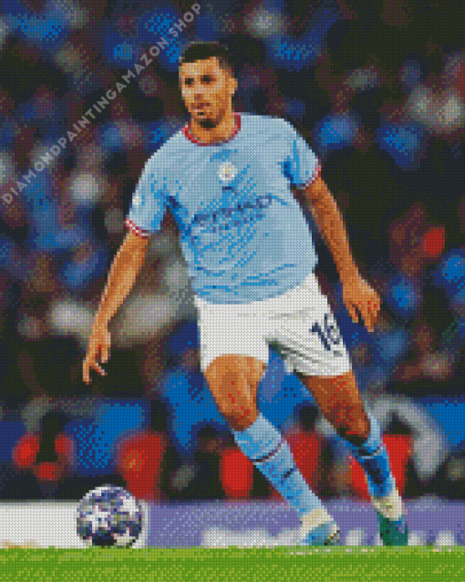 Rodri Football Player Diamond Painting