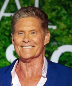 David Hasselhoff Smiling Diamond Painting