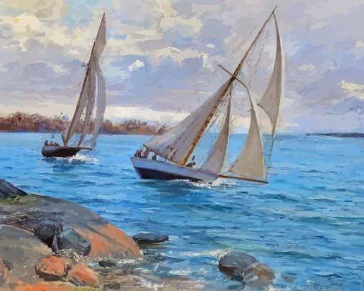 Sailing By Elin Danielson Diamond Painting