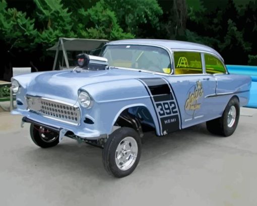 Grey Gasser Car Diamond Painting