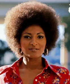 Pam Grier Actress Diamond Painting