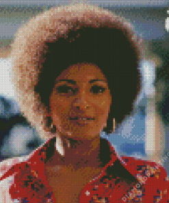 Pam Grier Actress Diamond Painting