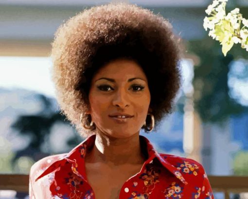 Pam Grier Actress Diamond Painting