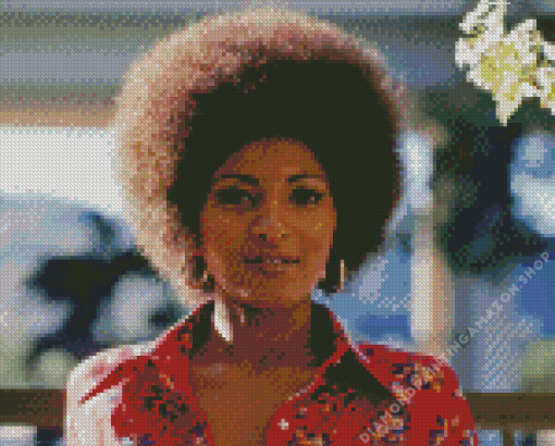 Pam Grier Actress Diamond Painting