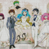 Urusei Yatsura Characters Diamond Painting