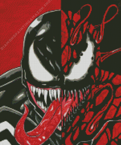 Venom And Carnage Movie Diamond Painting