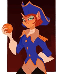 Captain Amelia Treasure Planet Diamond Painting