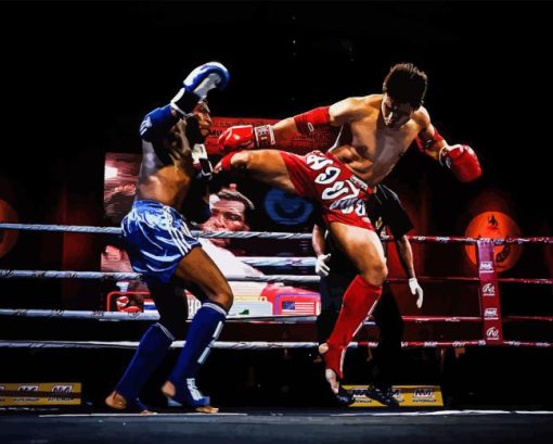 Muay Thai Diamond Painting